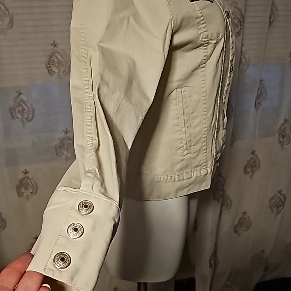 GAP Vintage Beige Jacket Woman's Size XL - Picture 10 of 12